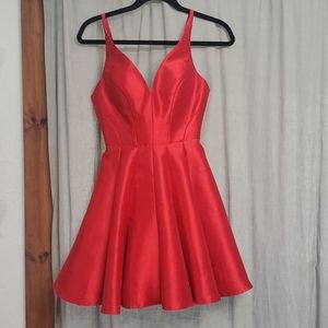 Rachel Allen Red Cocktail Dress